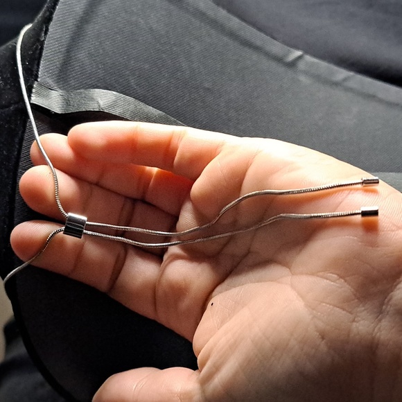 Autumn pear drop necklace  15"-32" adjustable  chain - Picture 4 of 5